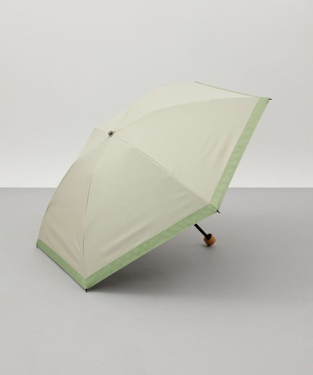 AURORA 【WEB・直営店限定】グログラン晴雨兼用傘（折りたたみ・クイックオープン） ライトグリーン