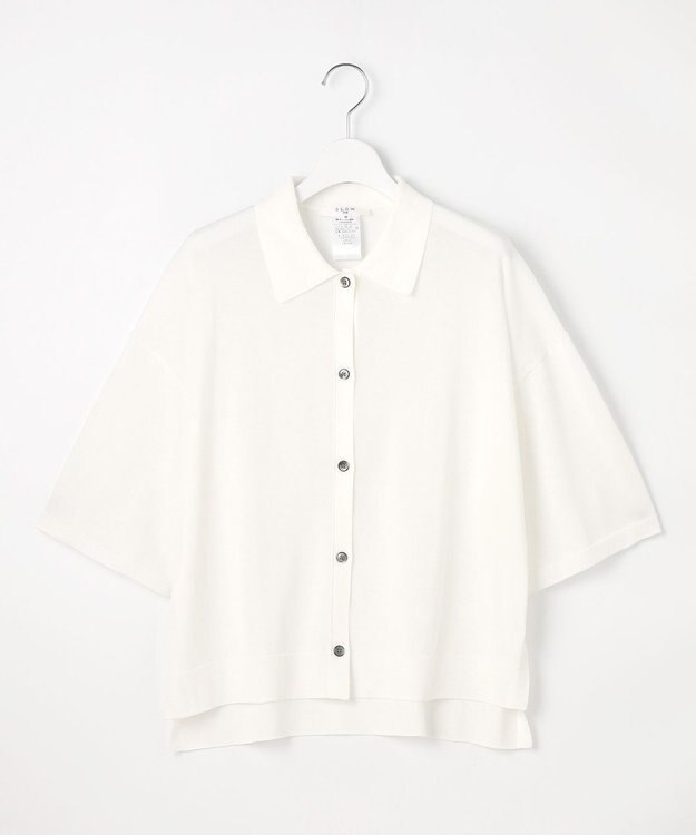 23区 S 【SLOW/一部店舗限定】シアーサマー ニット ホワイト系