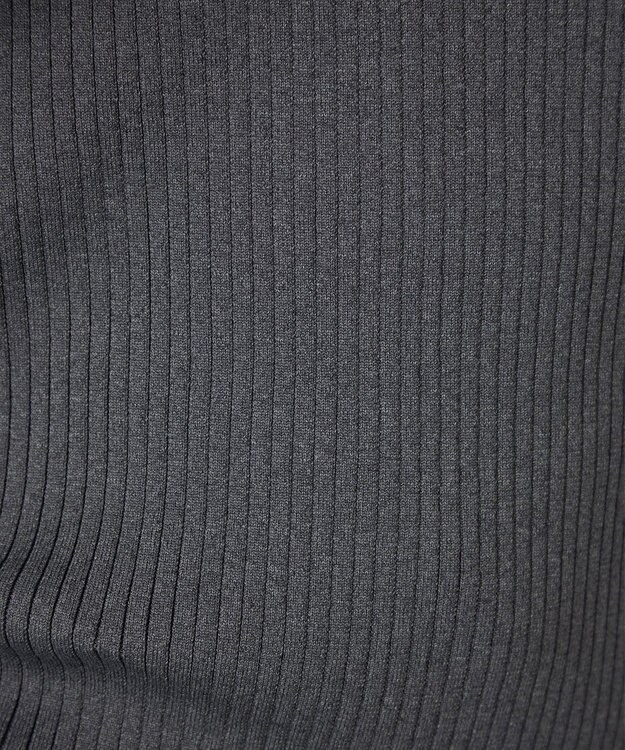 NAVE 【ReNAVE・洗える】スポンディッシュワイドリブワンピース グレー系