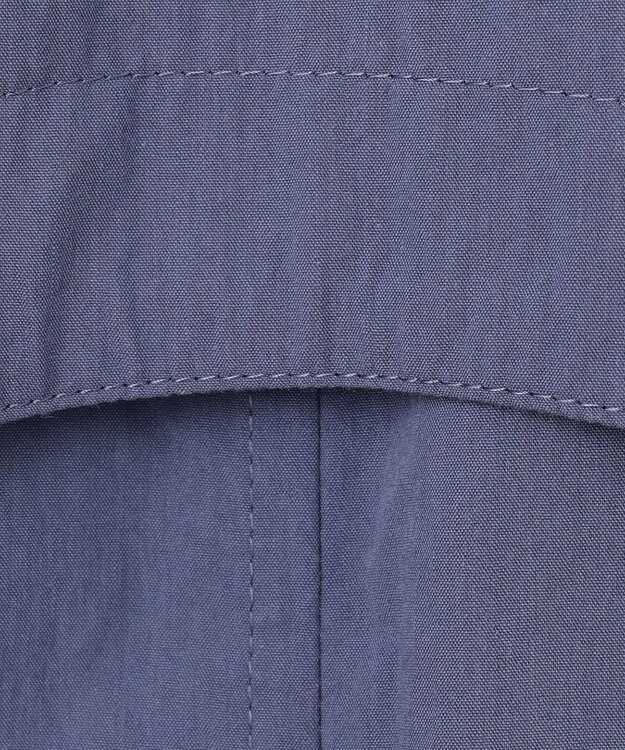 J.PRESS MEN コットンナイロンタイプライター ゴルフジャケット ダルブルー系