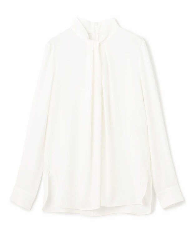 BEIGE， 【L-size】ANITA / ロングスリーブタックブラウス White