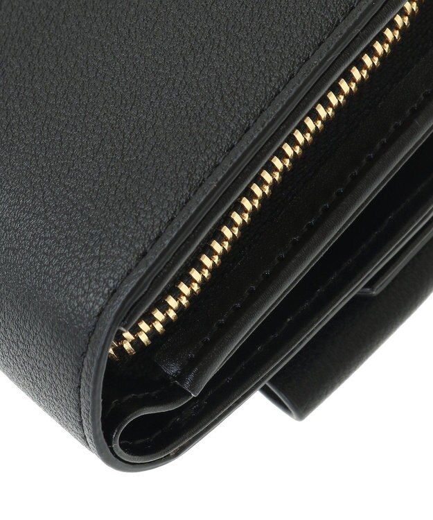 Maison de FLEUR ベルトリボンミニウォレット Black