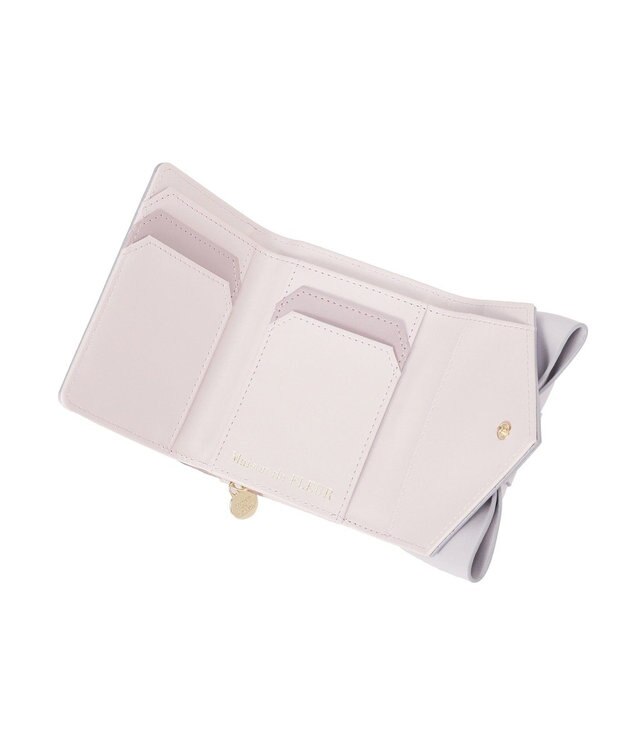 Maison de FLEUR ベルトリボンミニウォレット Lavender