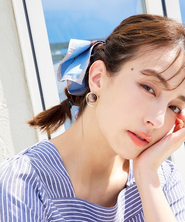 Tiaclasse アソートスカーフ Bブルー