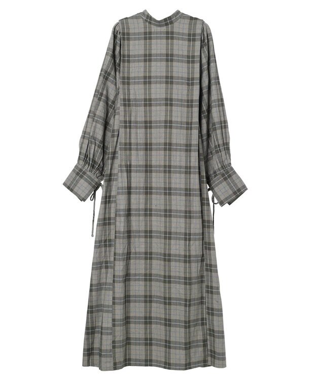 Green Parks ＫＢＦ　袖ボリュームシャツワンピース Khaki