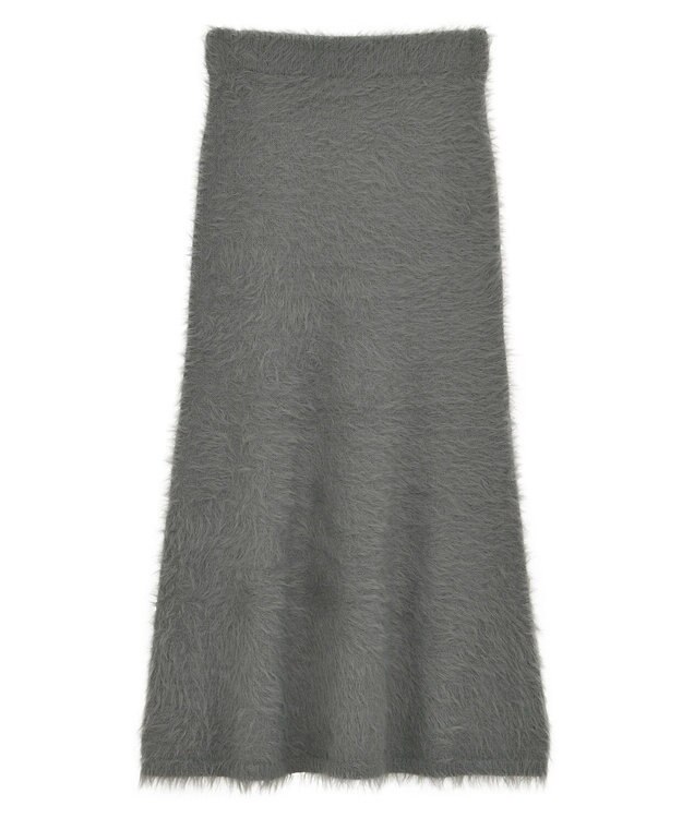 Green Parks ・Ｐｅｔｉｔ　Ｆｌｅｕｒ　シャギーマーメイドスカート Charcoal Gray