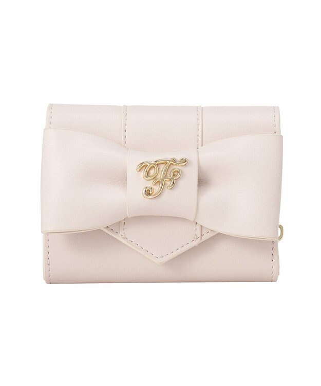 Maison de FLEUR ベルトリボンミニウォレット Pink