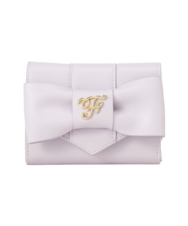 Maison de FLEUR ベルトリボンミニウォレット Lavender