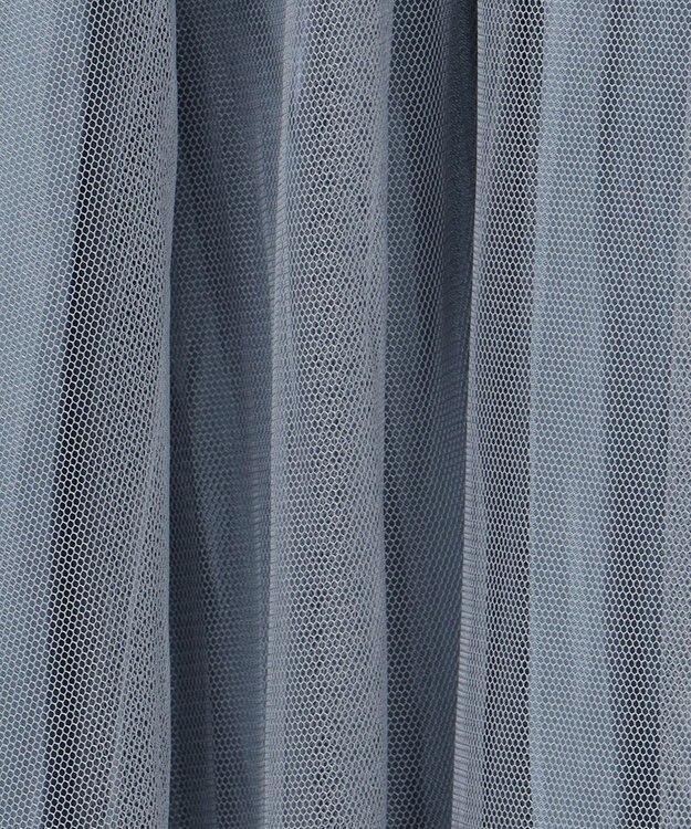 ANY 【ウエストゴム】シャイニーチュールスカート ライトブルー