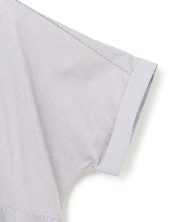 J.PRESS YORK STREET  【WOMEN】【SMOOTH JERSEY】ドルマンペプラム プルオーバー ダルブルー系