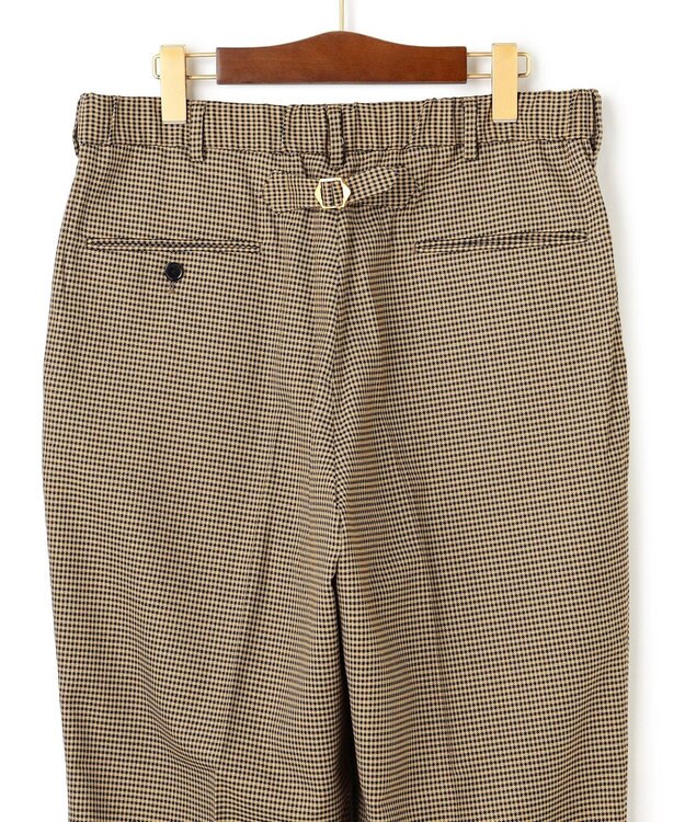 J.PRESS MEN 【J.PRESS ORIGINALS】Wool Polyester Gun Club Check Spindle New Piped Stem Slacks ベージュ系4