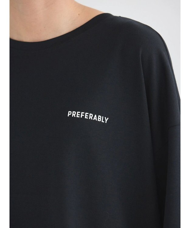 AMERICAN HOLIC バックギャザーロゴカットプルオーバー Black