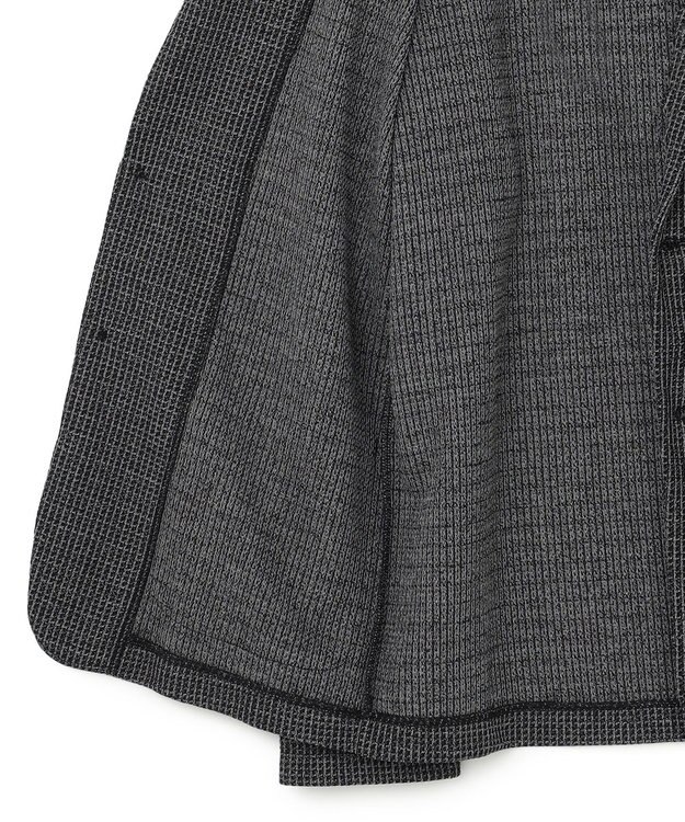 JOSEPH HOMME 新素材【洗える/清涼感】メランジクロスジャージー　カットソージャケット ブラック系