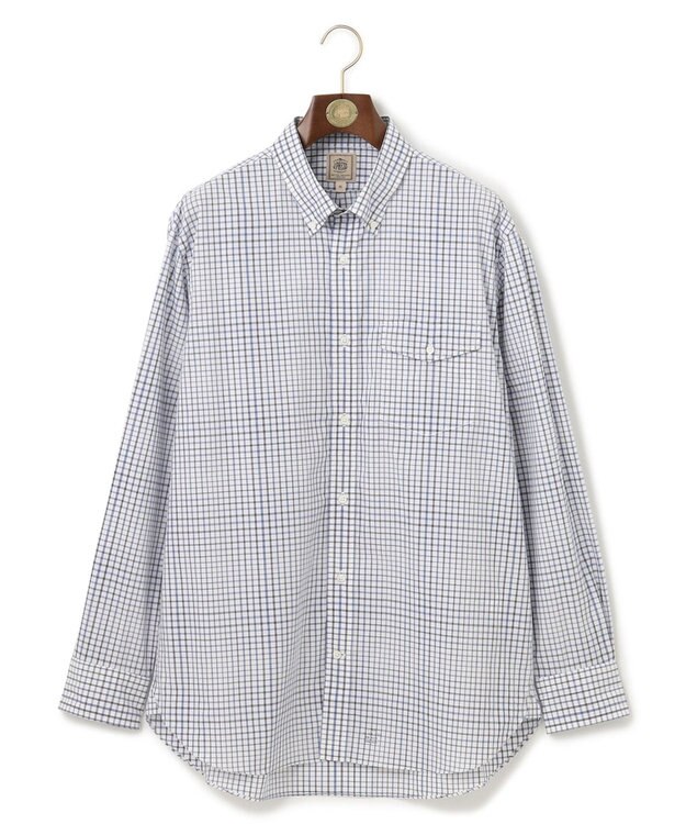 J.PRESS MEN 【KING SIZE】ポプリンマルチチェック ボタンダウンシャツ ネイビー系3