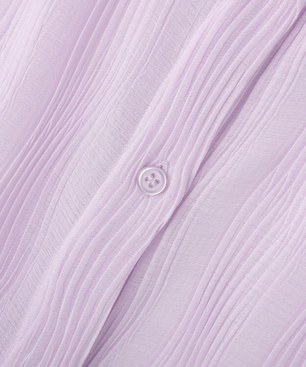 earth music&ecology ランダムプリーツシャツ Lilac