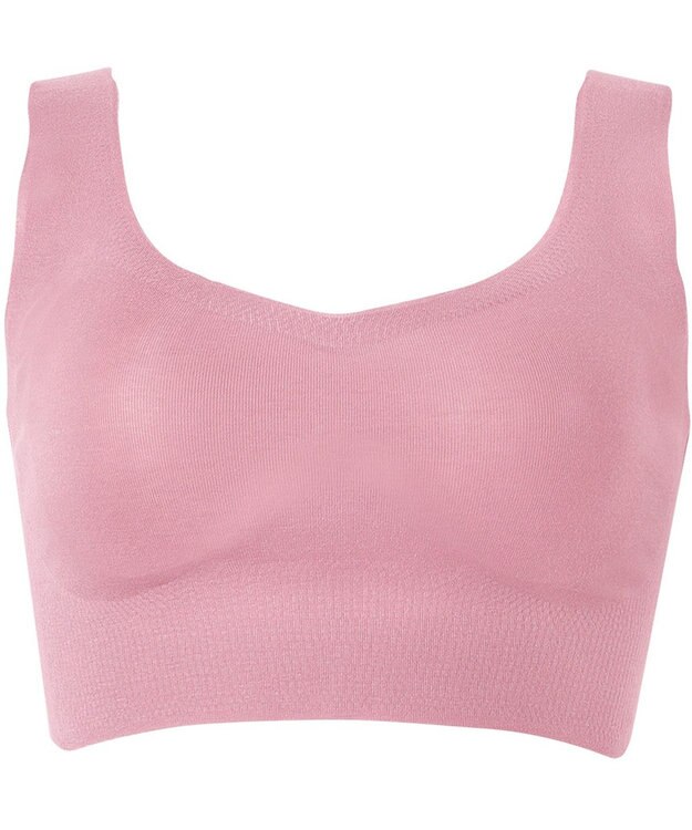 WACOAL ノンワイヤーブラ [GOCOCi/ワコール] ハーフトップ ブラトップ まるでつけていないような着ごこち 綿混 立体的なバストシルエット レディース CGG551 /ワコール ピンク