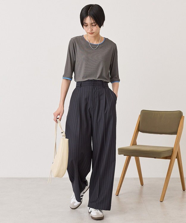 AMERICAN HOLIC スラックスパンツ Navy