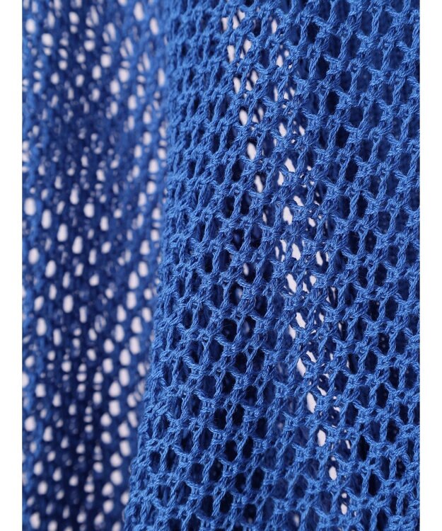 earth music&ecology メッシュボレロ Blue