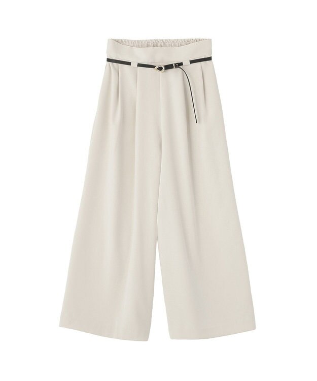 Green Parks ベルト付きスカーチョ Ivory