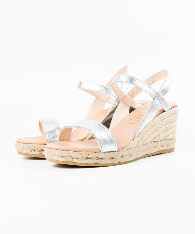 gaimo 【GAIMO/ガイモ】バイカラーヒールサンダル/GAEL-RS シルバー