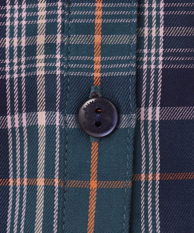 組曲 KIDS 【110-140cm】ブリティッシュ ブラウス グリーン系3