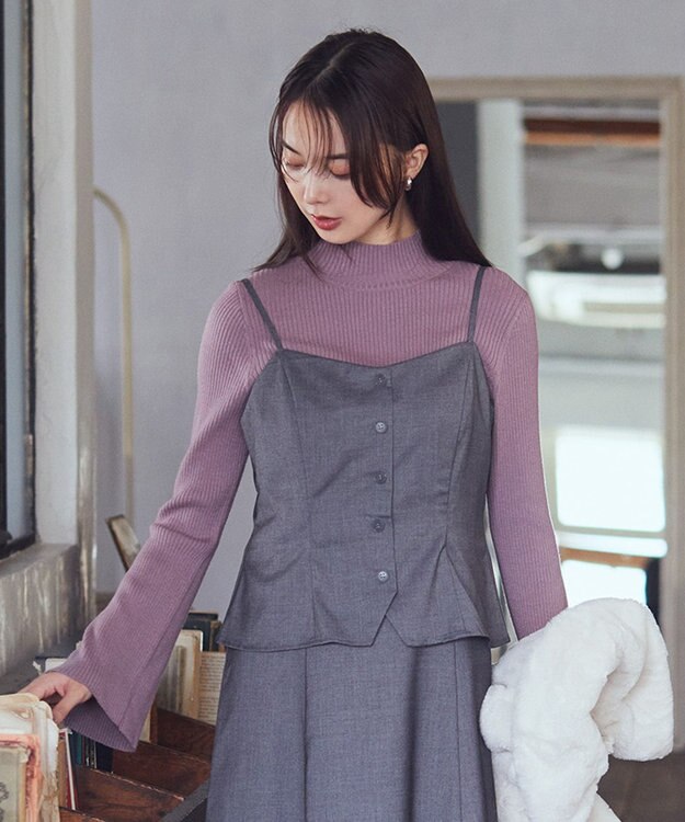 earth music&ecology フレアスリーブプルオーバー