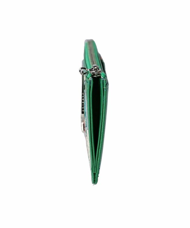 tsumori chisato CARRY tcパッチワーク カードケース フラグメントケース ミニ財布 グリーン