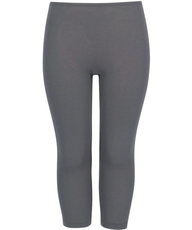 Wing インナー 【綿の贅沢オーガニック】 オーガニックコットン混素材 さらっと薄くて軽い ひざ下丈 ER1656 ウイング／ワコール ダークブラウン