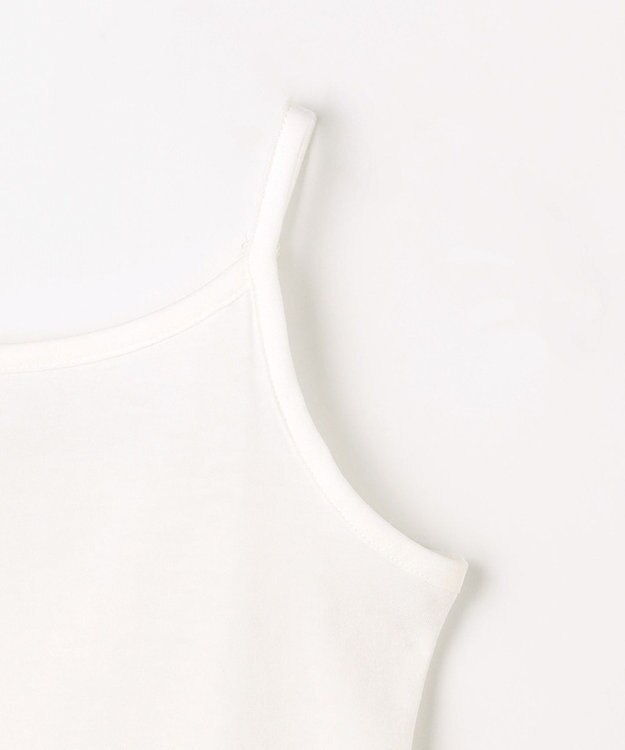 ANY KIDS 【洗濯機可能/吸汗速乾】裾レース ドライタッチ キャミソール オフホワイト