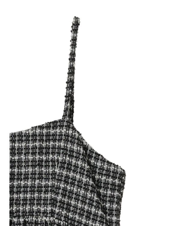 earth music&ecology ツイードキャミチュニック Black