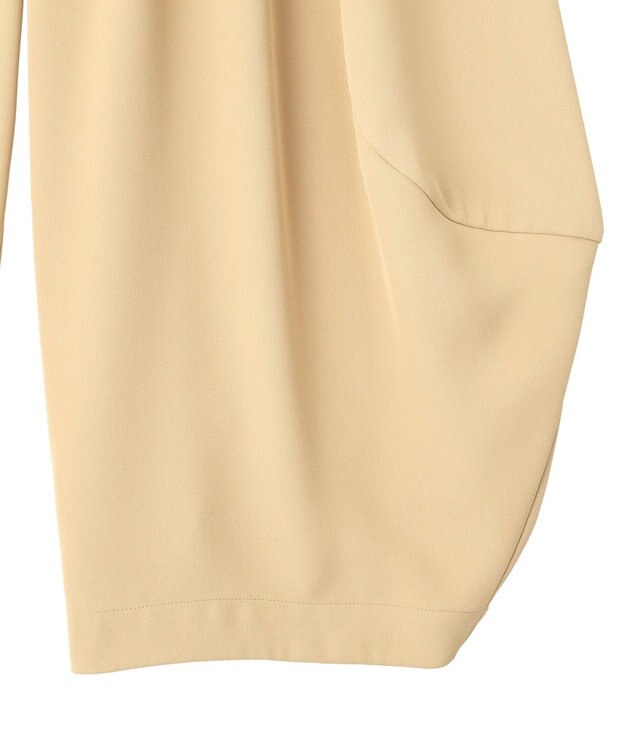 YECCA VECCA コクーンドレープワイドパンツ Beige