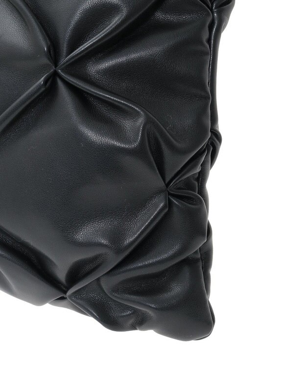 Green Parks ａｎｄｍｉｋｋａ．合皮タックＡ４トートバック Black