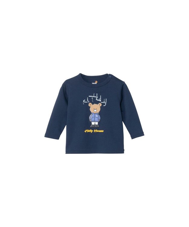 HELLY HANSEN 【ベビー】ロングスリーブヘリーベアオーロラティー オーシャンネイビー