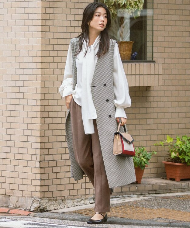 23区 スプリットレザーショルダー バッグ ベージュ系9