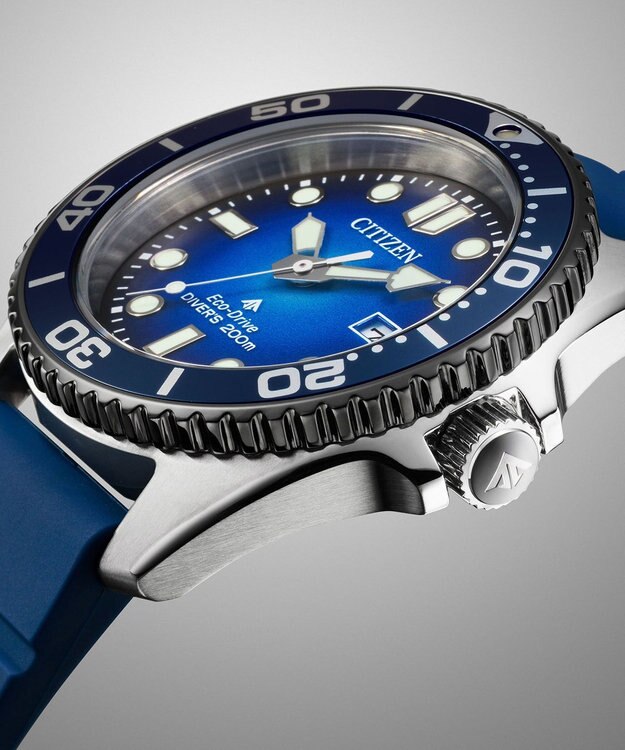 CITIZEN 【200m潜水用防水】光発電エコ・ドライブ ダイバーズウオッチ BN0267-04L ブルー