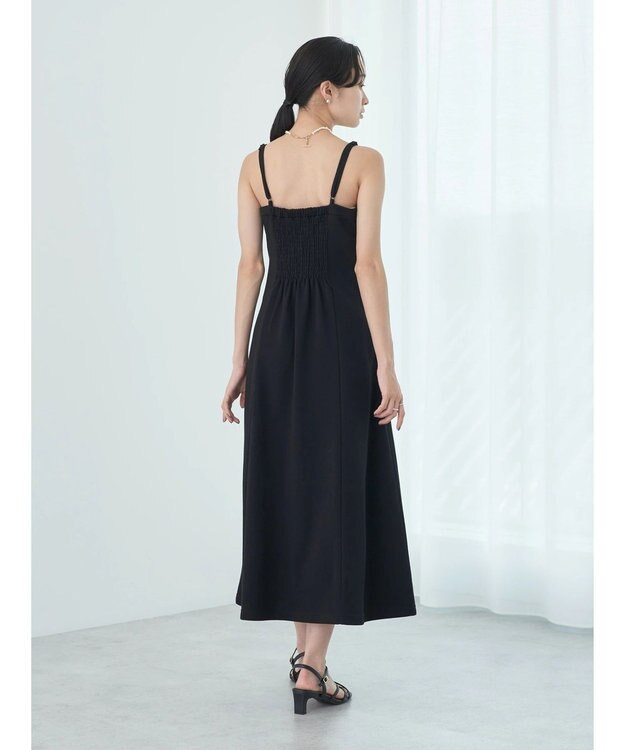 earth music&ecology スウェットキャミワンピース Black