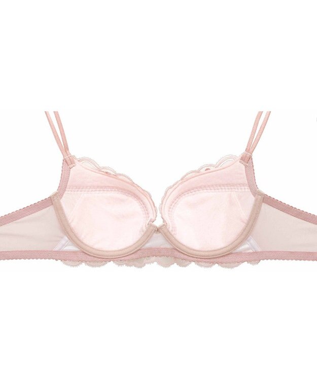 WACOAL ブラジャー ふっくらとした谷間をメイク 軽やかなつけごこち Gカップまで対応 大きいサイズ レディース BXC408 /ワコール ピンク