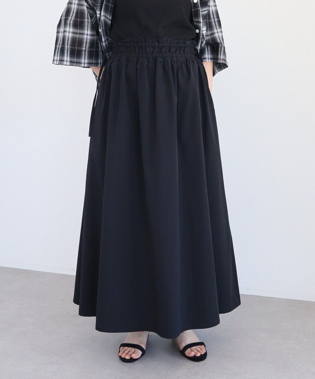 CRAFT STANDARD BOUTIQUE ドロストギャザースカート Black