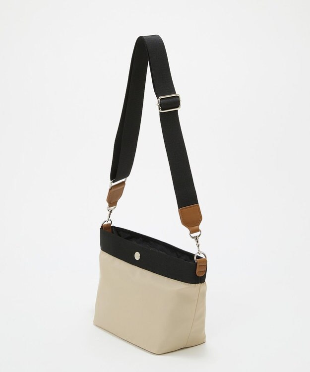 TOPKAPI 【Breath TOPKAPI sis】【WEB限定】ナイロン 舟形 ショルダーバッグ 軽量 / RIPPLE リプル ペールベージュ