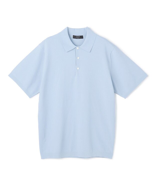 JOSEPH HOMME 【新色追加】リュクスレーヨン　ポロニット スカイブルー系