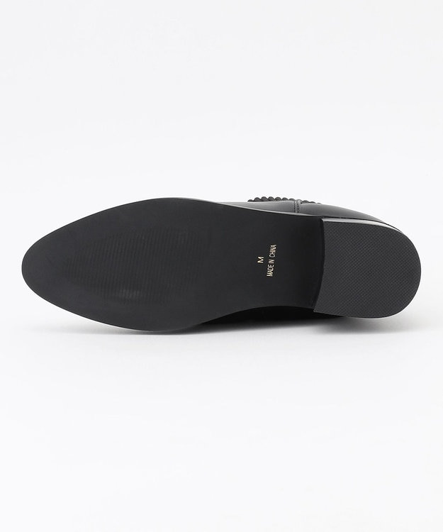 ANY ニットコンビブーツ ブラック