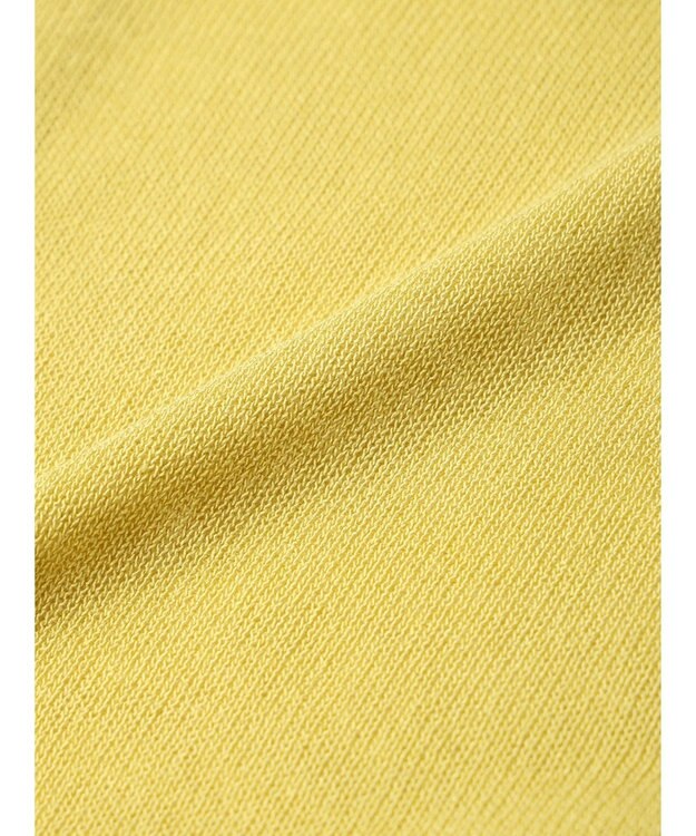 earth music&ecology シアーＢＩＧカーディガン Yellow