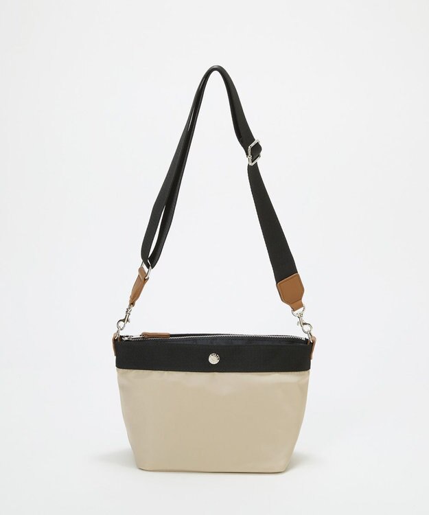 TOPKAPI 【Breath TOPKAPI sis】【WEB限定】ナイロン 舟形 ショルダーバッグ 軽量 / RIPPLE リプル ペールベージュ