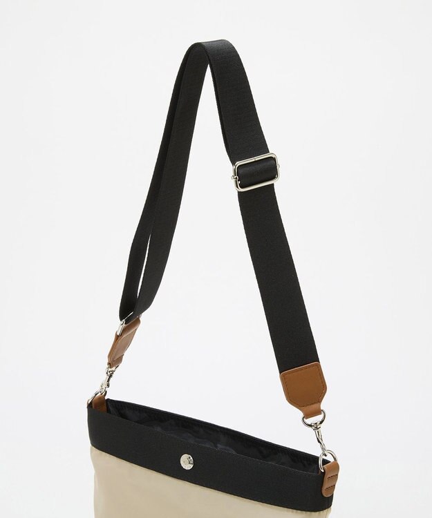 TOPKAPI 【Breath TOPKAPI sis】【WEB限定】ナイロン 舟形 ショルダーバッグ 軽量 / RIPPLE リプル ペールベージュ