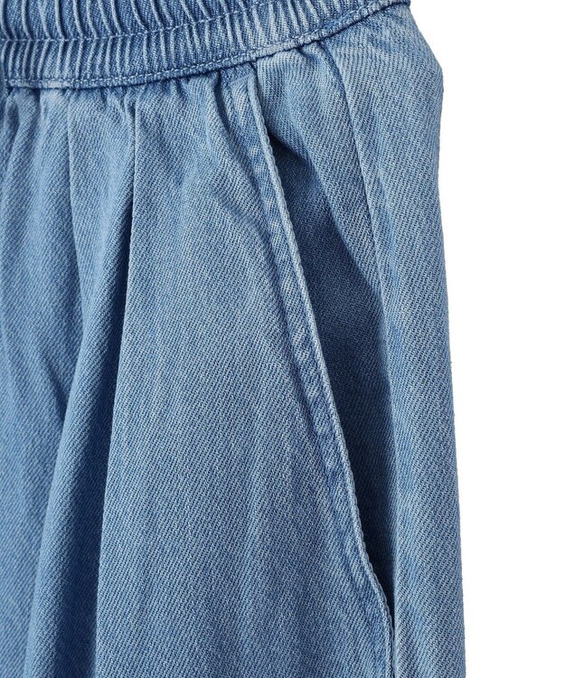 Green Parks ライトデニムワイドパンツ Light Indigo