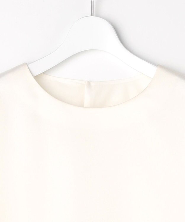 J.PRESS LADIES L ハンマーサテン カットソー ホワイト系