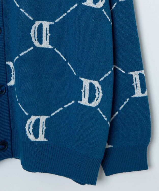 WEGO オーバーフィットロゴカーディガン 柄3