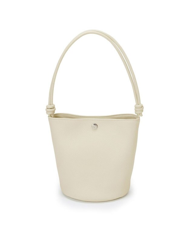 TOPKAPI 【Breath TOPKAPI】シュリンクレザー ノットハンドル 2way ショルダーバッグ クリーム