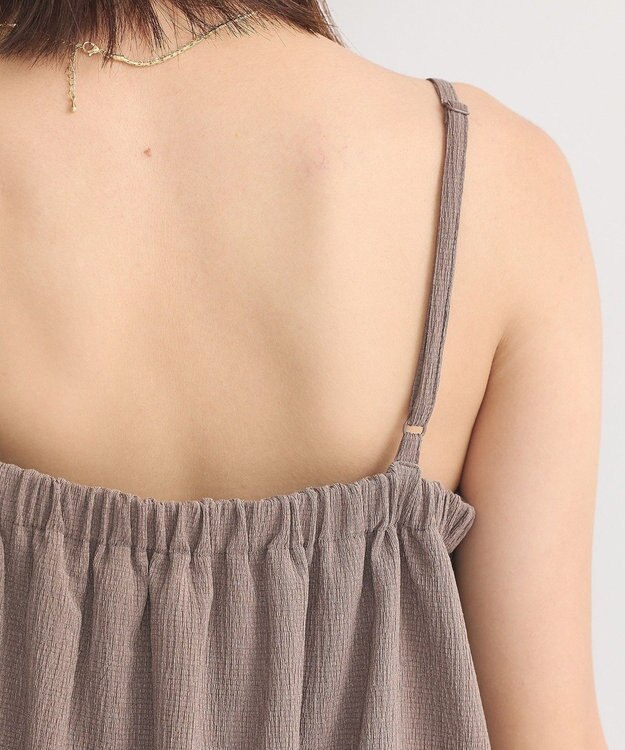 earth music&ecology ＳＥＴ２点カシュクールプルオーバー＋キャミワンピース Mocha