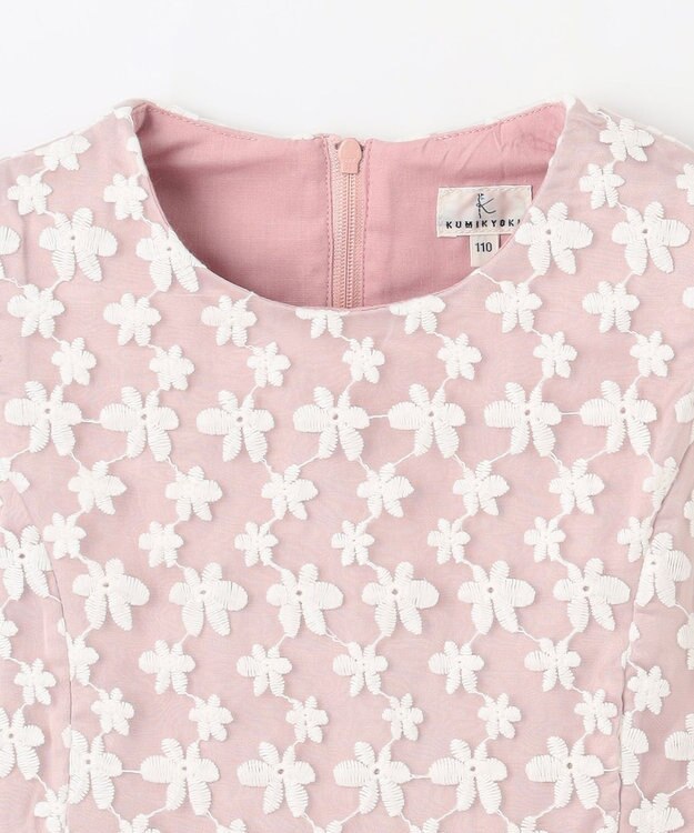 組曲 KIDS 【110-140㎝】ミスティフラワー ドレス ピンク